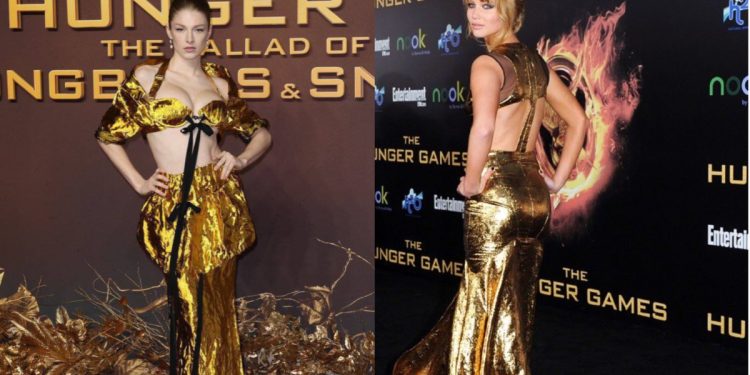 Hunter Schafer Wants to Meet 'The Hunger Games' Co-Star Jennifer Lawrence for a Drink