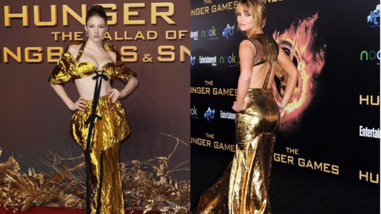 Hunter Schafer Wants to Meet 'The Hunger Games' Co-Star Jennifer Lawrence for a Drink