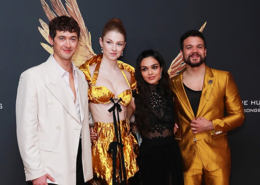 Hunter Schafer at 'The Hunger Games: The Ballad of Songbirds & Snakes' Premiere in London