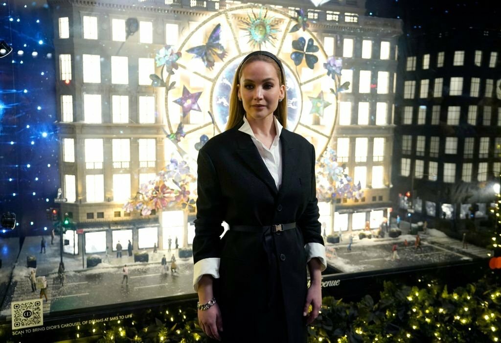 Jennifer Lawrence at Dior Carousel of Dreams Unveiling, Saks Fifth Avenue