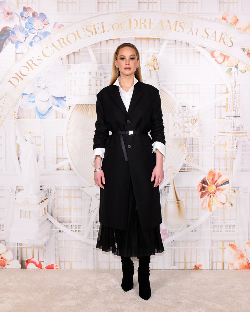Jennifer Lawrence at Dior Carousel of Dreams Unveiling, Saks Fifth Avenue