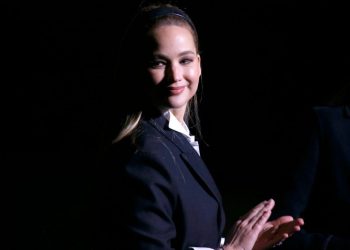 Jennifer Lawrence at Dior Carousel of Dreams Unveiling, Saks Fifth Avenue