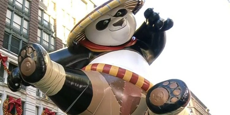 Exclusive: First Look at Po in 'Kung Fu Panda 4' Revealed During Thanksgiving Parade Balloon Debut
