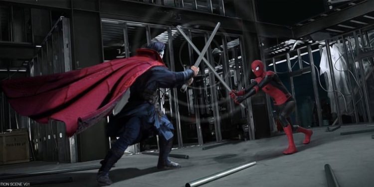 New Concept Art Reveals Spider-Man and Doctor Strange Fighting Across Raimi's Universe in 'Spider-Man: No Way Home'
