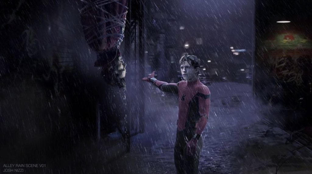 New Concept Art Reveals Spider-Man and Doctor Strange Fighting Across Raimi's Universe in 'Spider-Man: No Way Home'