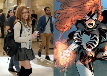 Sydney Sweeney Suits Up Iconic Black and White Spider-Woman Costume in 'Madame Web'