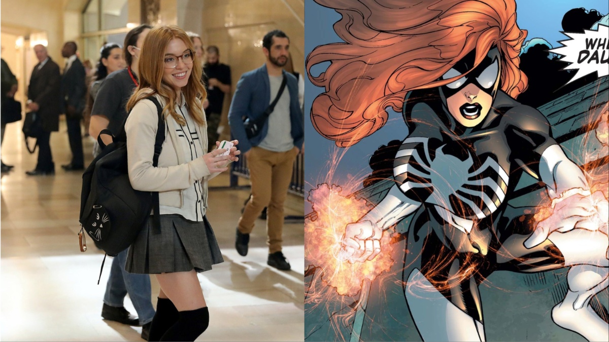 Sydney Sweeney Suits Up Iconic Black and White Spider-Woman Costume in ...