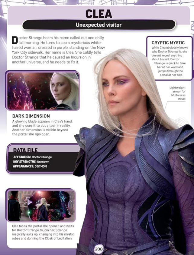 Clea's Marvel Studios Character Encyclopedia Entry (Report)
