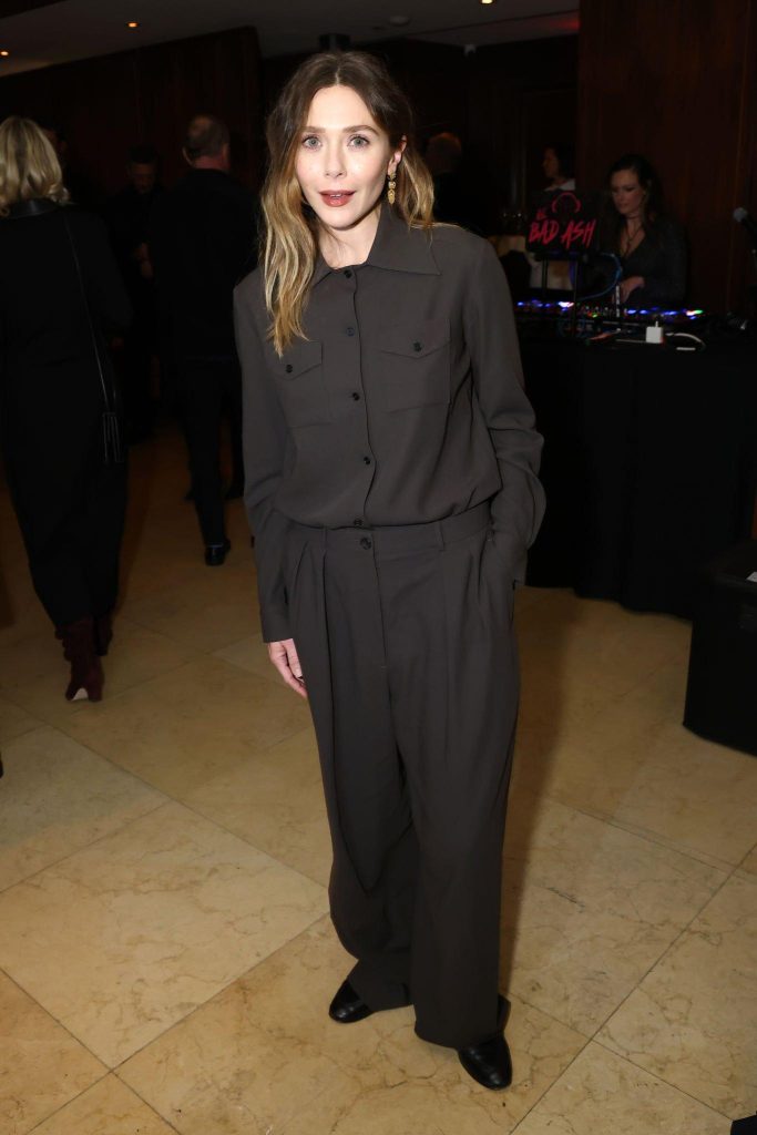 Elizabeth Olsen was at the "The Iron Claw" premiere in Los Angeles on December 11, 2023.