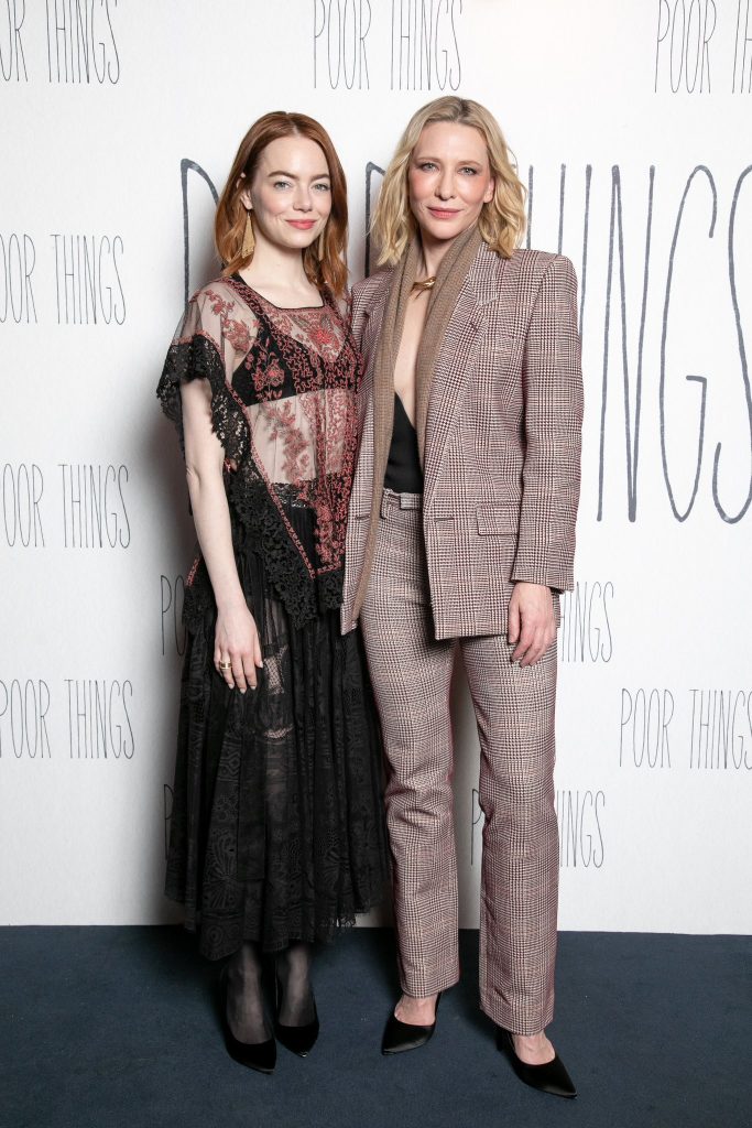 Emma Stone and Cate Blanchett Attend the BAFTA Screening of 'Poor Things'