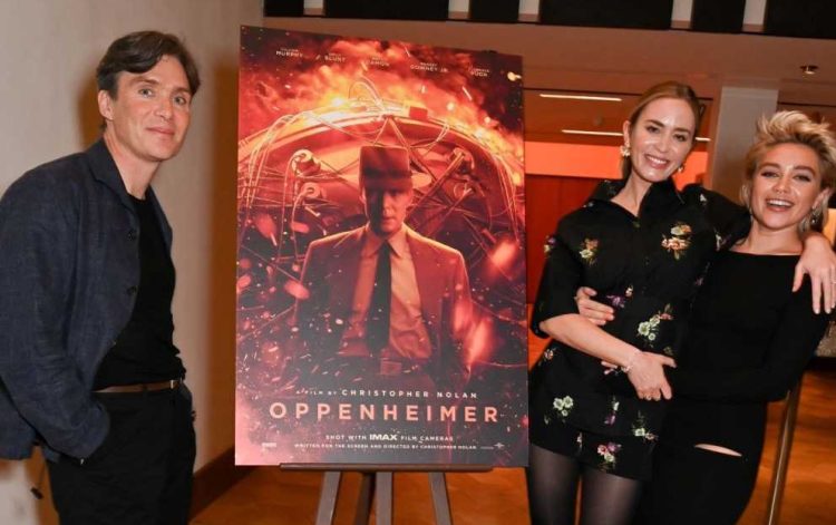 Cillian Murphy Emily Blunt and Florence Pugh were Spotted at a BAFTAs screening