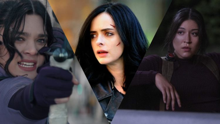 Kate Bishop, Echo, and Jessica Jones