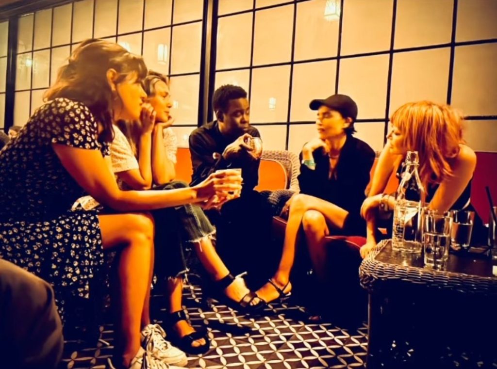 Elizabeth Olsen Spotted with Celeb Friends at Bowery Hotel