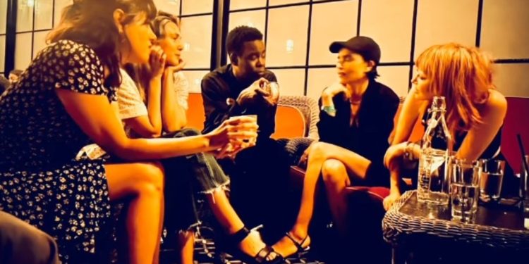 Elizabeth Olsen Spotted with Celeb Friends at Bowery Hotel