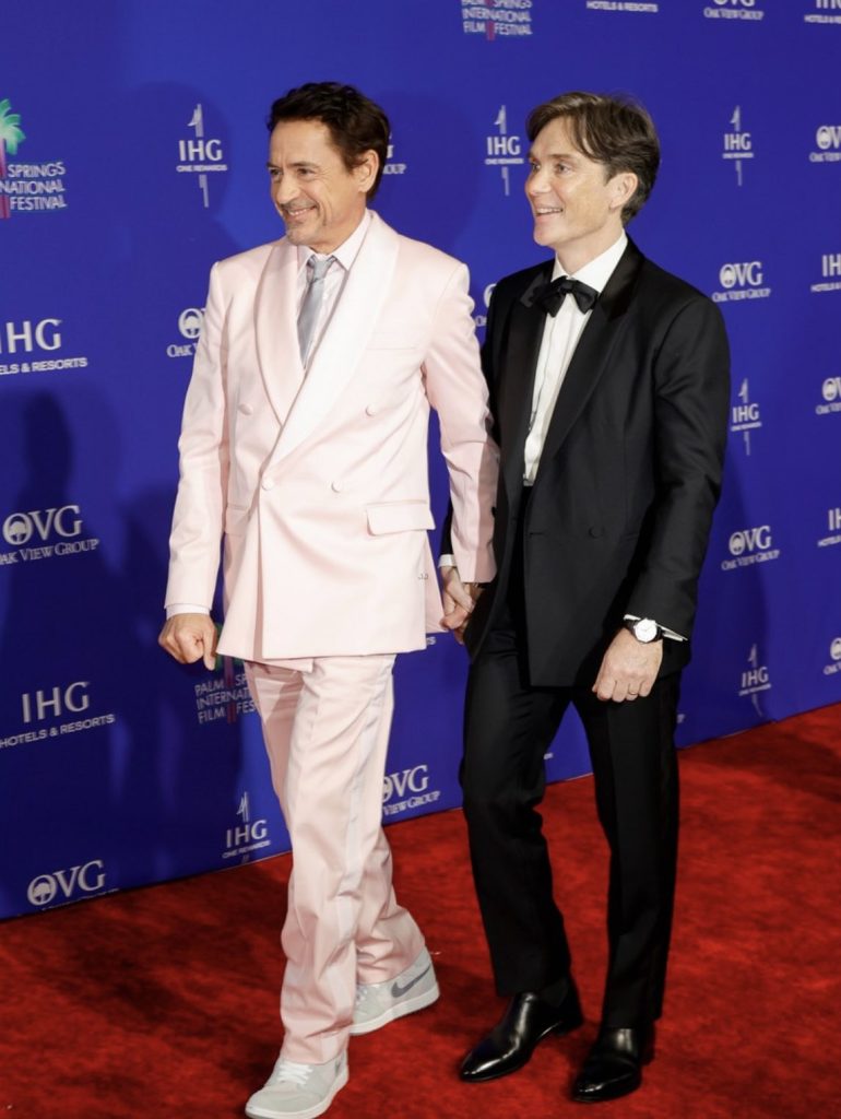 Robert Downey Jr. and Cillian Murphy Attend the 2024 Palm Springs Film Festival