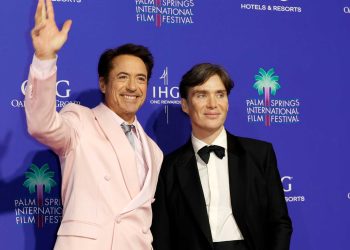 Robert Downey Jr. and Cillian Murphy Attend the 2024 Palm Springs Film Festival