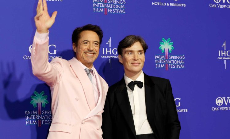 Robert Downey Jr. and Cillian Murphy Attend the 2024 Palm Springs Film Festival