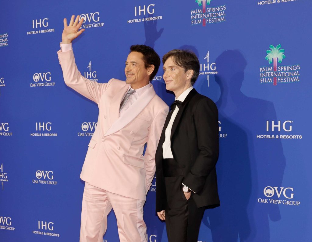 Robert Downey Jr. and Cillian Murphy Attend the 2024 Palm Springs Film Festival