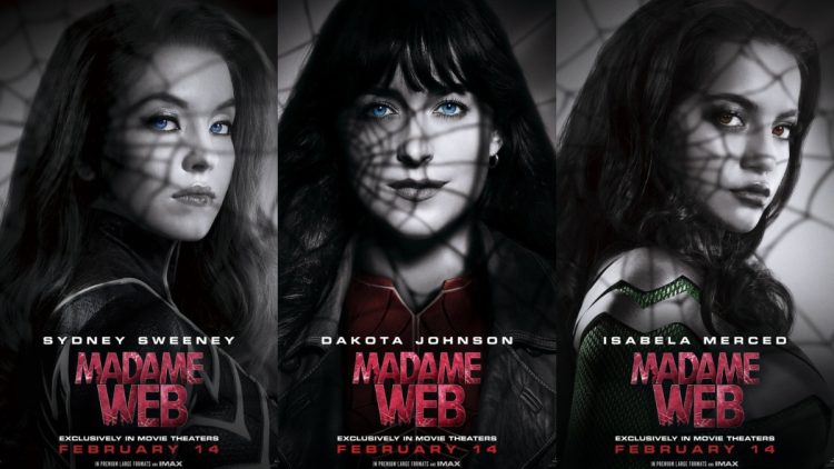 Sony's 'Madame Web' Character Posters Revealed