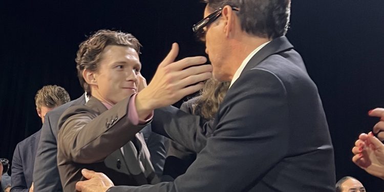 Tom Holland and Robert Downey Jr. Reunite at the Critics' Choice Movie Awards 2024