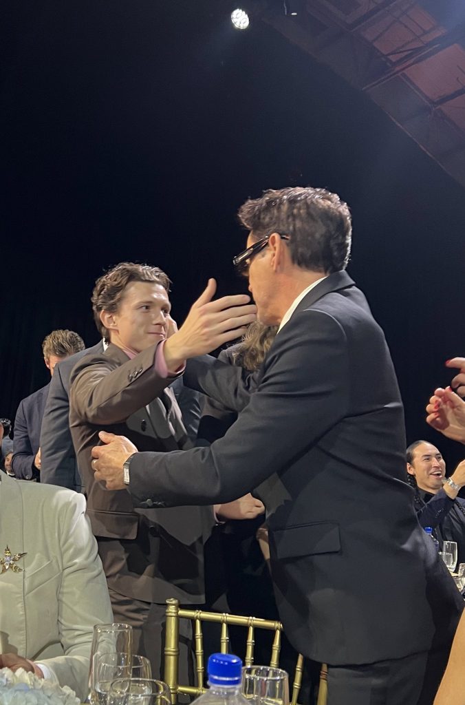 Tom Holland and Robert Downey Jr. Reunite at the Critics' Choice Movie Awards 2024
