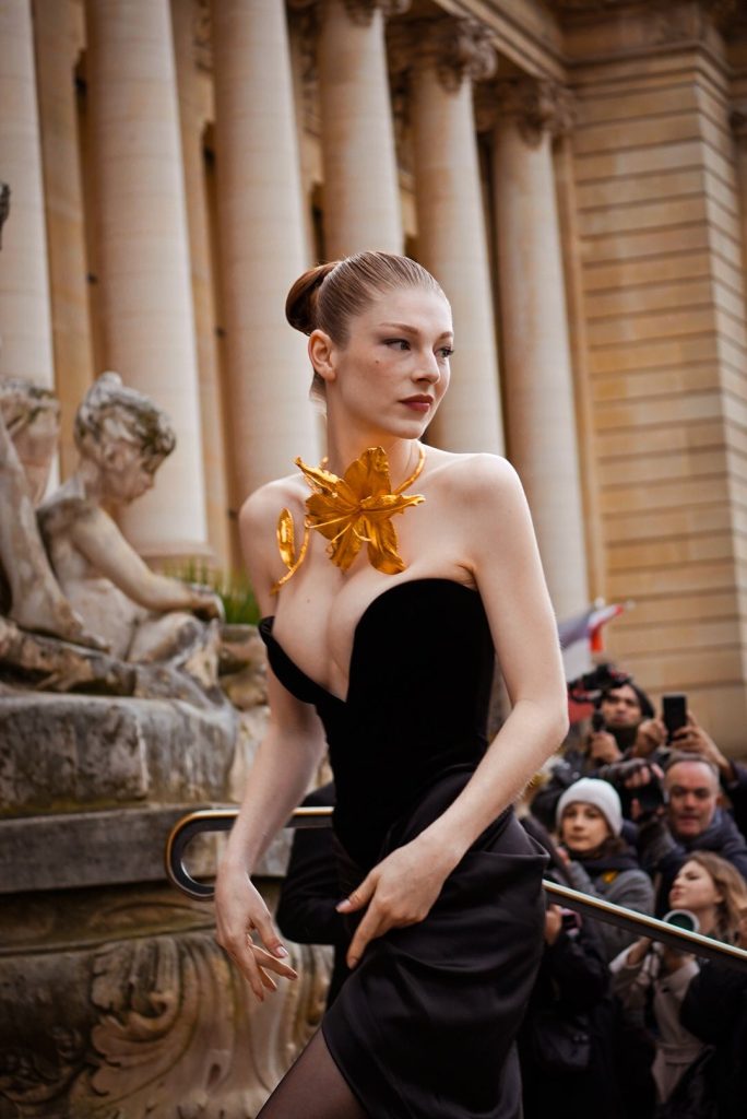 Zendaya and Hunter Schafer Reunite at the Schiaparelli Haute Couture SS24 Show