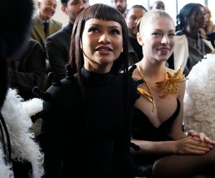 Zendaya and Hunter Schafer Reunite at the Schiaparelli Haute Couture SS24 Show