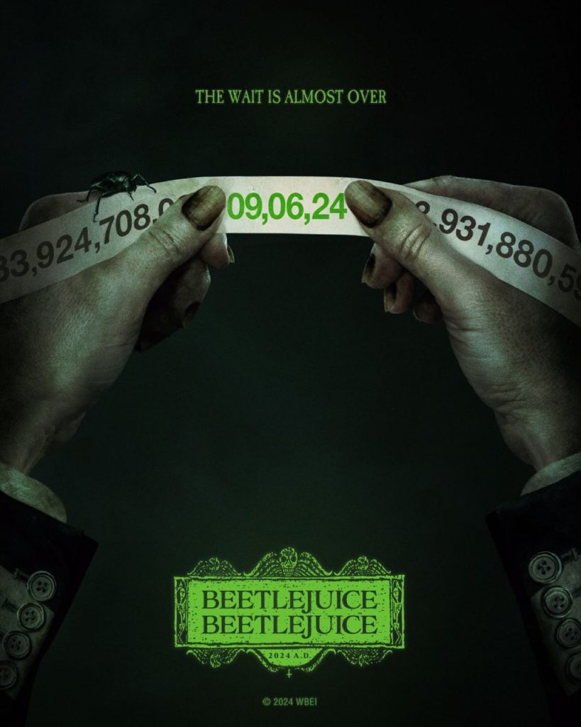 'Beetlejuice Beetlejuice' First Look Poster and Release Date Revealed