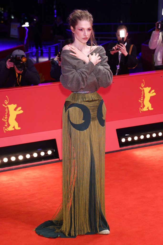 Hunter Schafer Wears Maison Margiela SS24 Couture at 'Cuckoo' Premiere