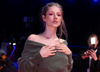Hunter Schafer Wears Maison Margiela SS24 Couture at 'Cuckoo' Premiere