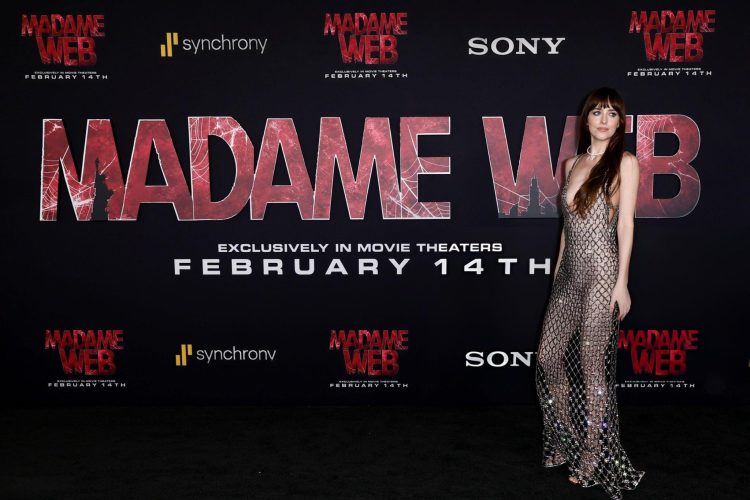 Isabela Dakota Johnson and Sydney Sweeney World Premiere of Sony's 'Madame Web'