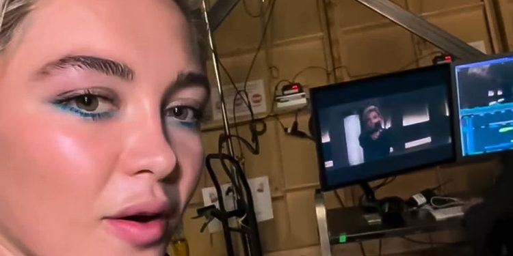 Exclusive: Florence Pugh Reveals First Look of Marvel's 'Thunderbolts' Set