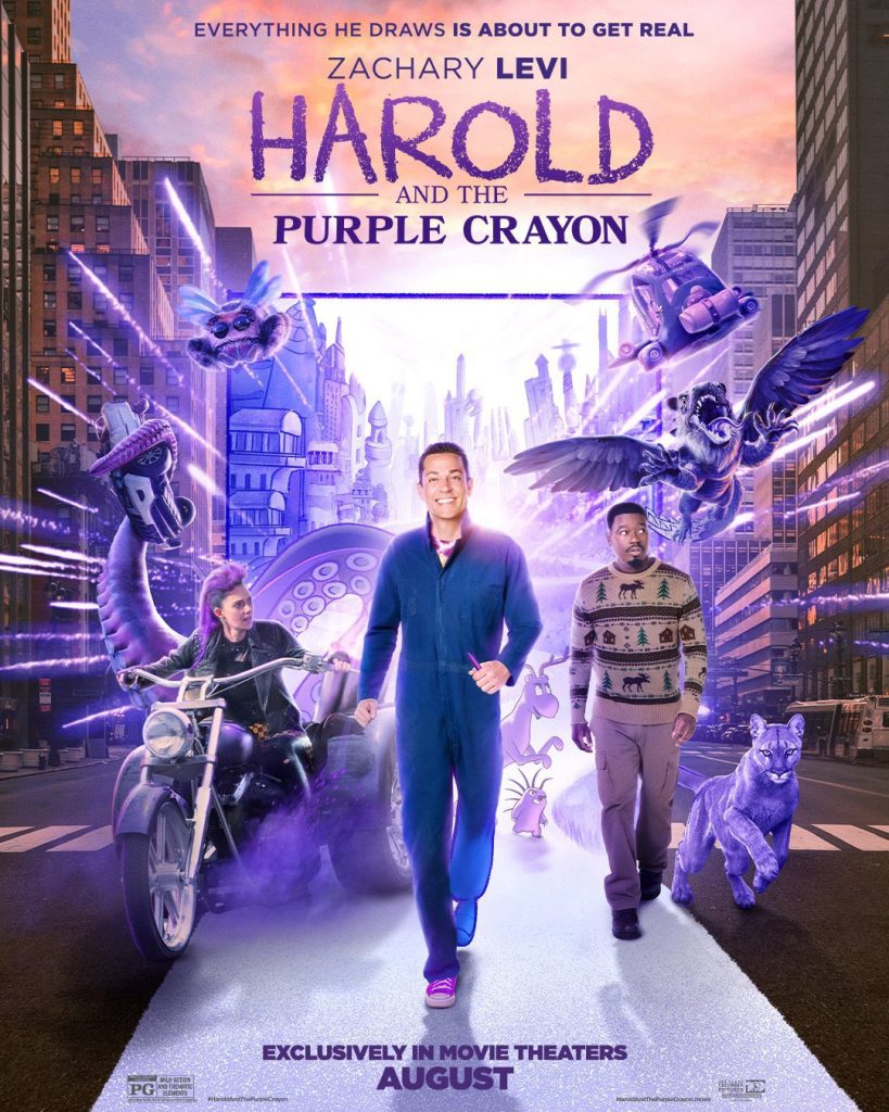 "Harold and the Purple Crayon" Trailer: Zachary Levi Brings Classic Children's Story to Life
