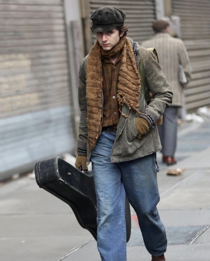 Timothee Chalamet Spotted on the Set of James Mangold’s Bob Dylan biopic 'A Complete Unknown'