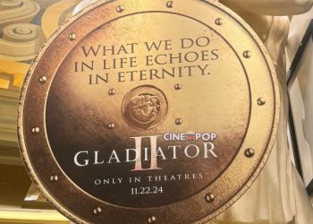 The first key art for 'Gladiator 2' has been revealed by CinePOP at Cinemacon.