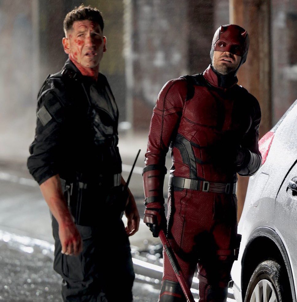 First Look: Jon Bernthal's The Punisher and Charlie Cox's Daredevil Spotted on the Set of 'Daredevil: Born Again'