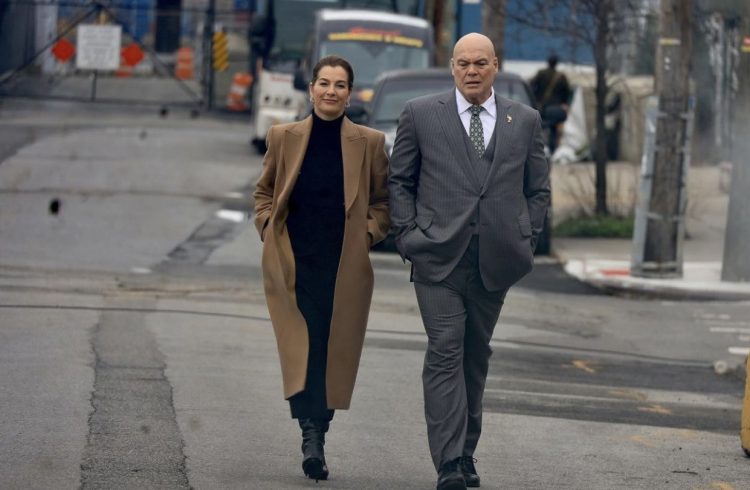 Vincent D'Onofrio and Ayelet Zurer Spotted Filming 'Daredevil: Born Again' in New York