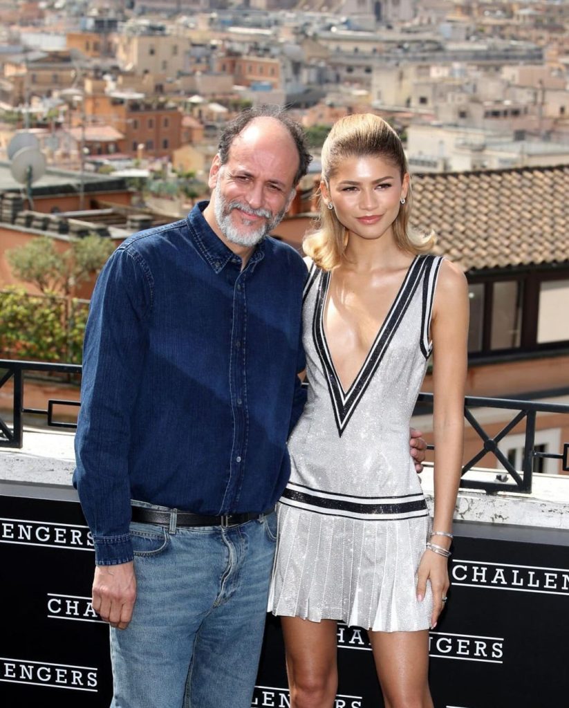 Zendaya in Custom Loewe at 'Challengers' Photocall in Rome (Images)
