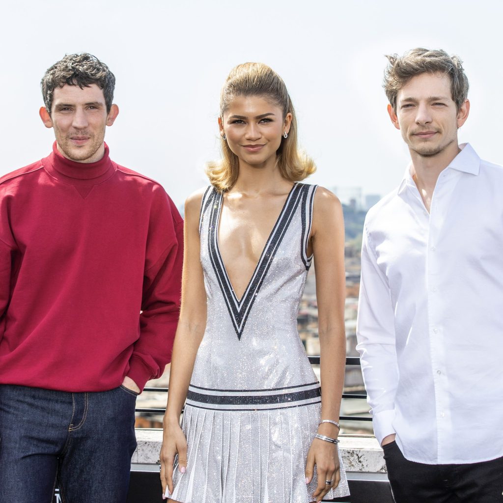 Zendaya in Custom Loewe at 'Challengers' Photocall in Rome (Images)