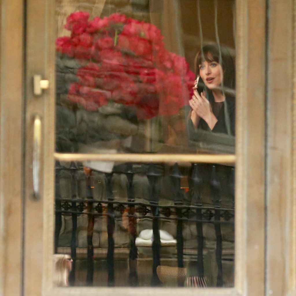 Dakota Johnson and Pedro Pascal Spotted on the Set of Celine Song's 'Materialists' in NYC