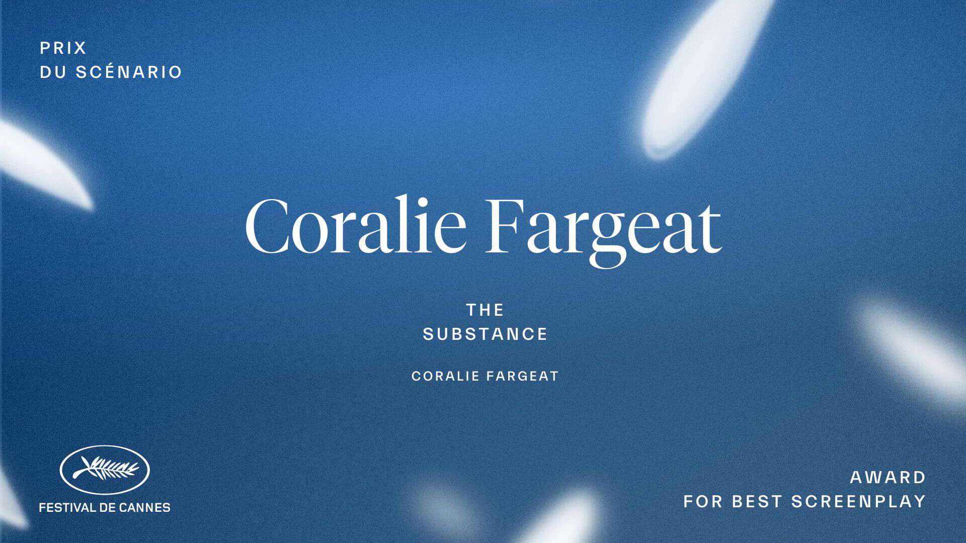 ‘THE SUBSTANCE’ wins Best Screenplay at the 77th Cannes Film Festival.