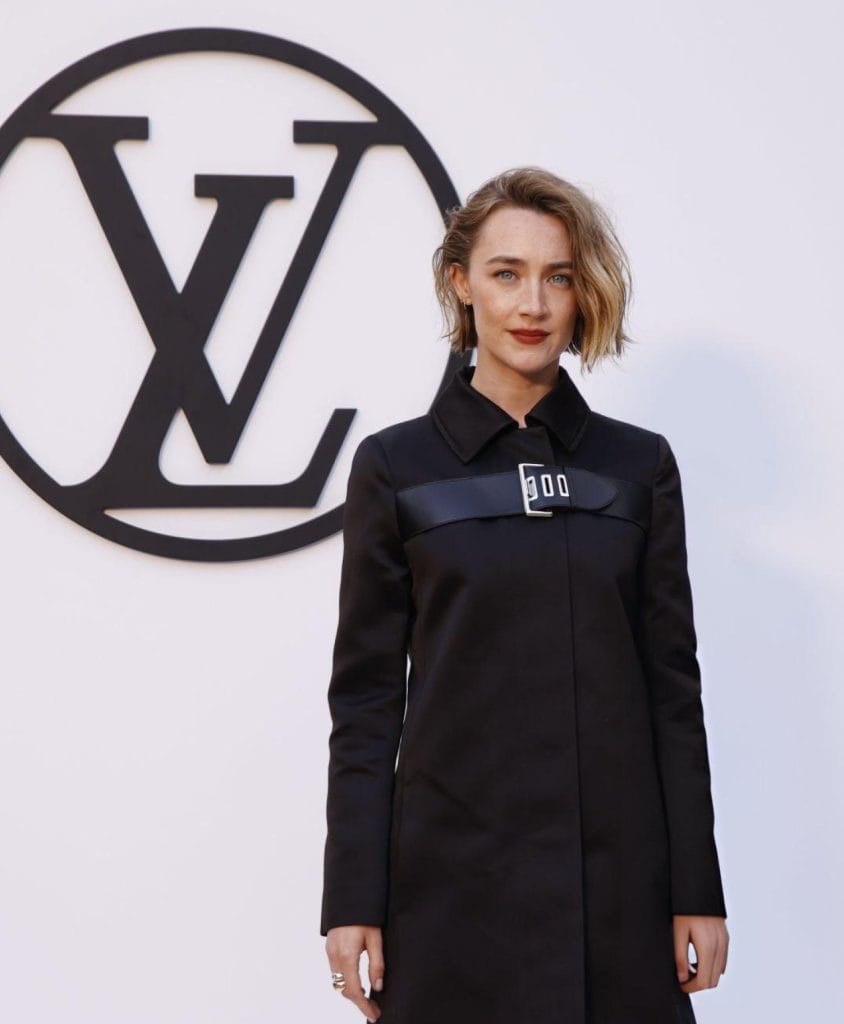 Saoirse Ronan Attends the Louis Vuitton Cruise 2025 Fashion Show in Barcelona