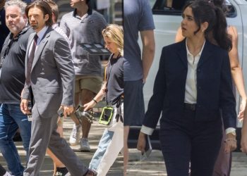 Sebastian Stan and Geraldine Viswanathan Set of Marvel's 'Thunderbolts' Images