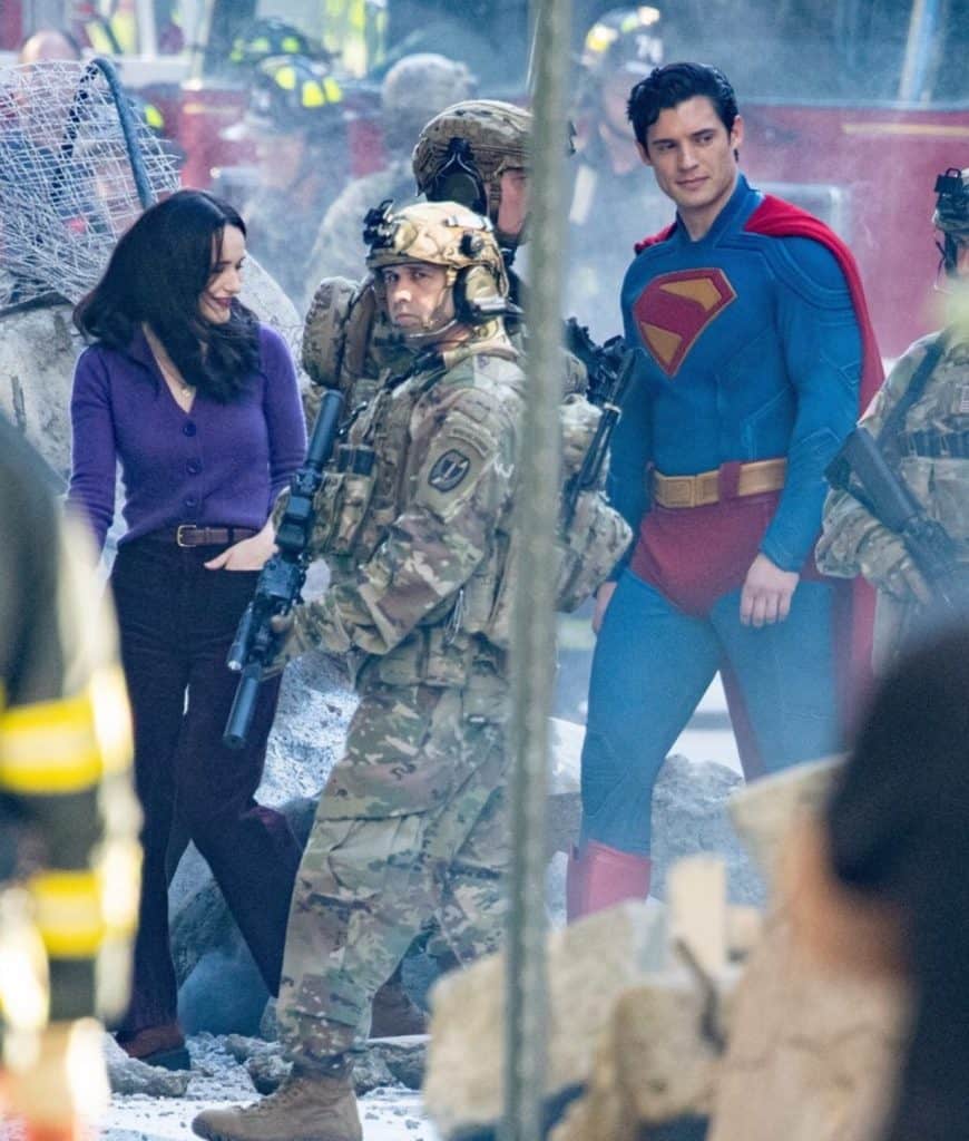 First Look: David Corenswet and Rachel Brosnahan on the Set of James Gunn's 'Superman'