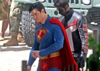 First Look: David Corenswet and Rachel Brosnahan on the Set of James Gunn's 'Superman'