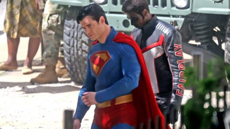First Look: David Corenswet and Rachel Brosnahan on the Set of James Gunn's 'Superman'