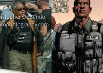 First Look at Giancarlo Esposito on the Set of Marvel's 'Captain America Brave New World'