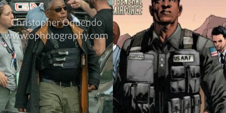 First Look at Giancarlo Esposito on the Set of Marvel's 'Captain America Brave New World'