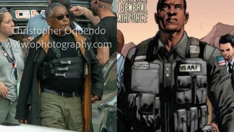 First Look at Giancarlo Esposito on the Set of Marvel's 'Captain America Brave New World'