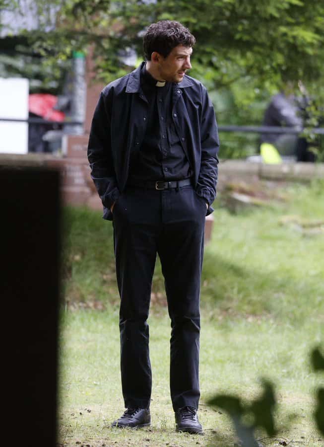 Josh O’Connor and Glenn Close Spotted on the Set of Netflix’s 'Wake Up Dead Man: A Knives Out Mystery'